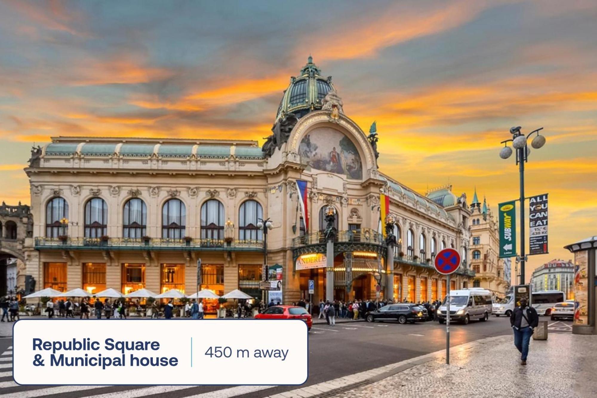 Turnkey I Republic Square Apartments Prague Exterior photo